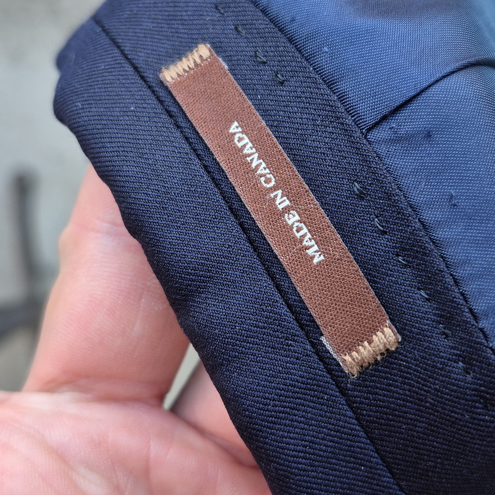 Peter Millar Recent Dark Navy Solid Wool Canada S… - image 8